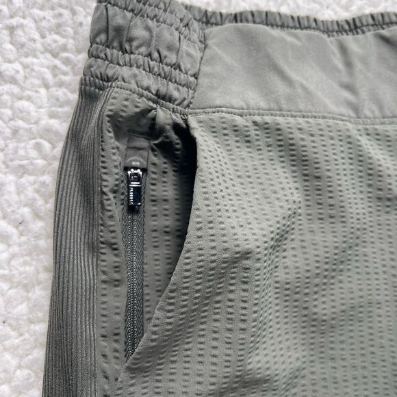 Athleta Textured Brooklyn Jogger Women’s 2 Pants Dark Olive Green Athliesure Gym - Picture 4 of 10